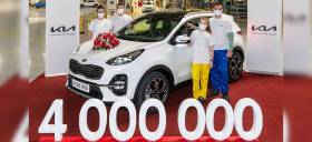 Η παραγωγή του εργοστασίου της Kia στην Ευρώπη ξεπέρασε το ορόσημο των 4 εκατομμυρίων μονάδων