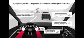 Η Audi θα χρησιμοποιεί προηγμένη τεχνολογία για να αυξήσει την οδική ασφάλεια