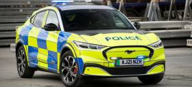 H νέα Mustang Mach-E γίνεται περιπολικό για τις αστυνομικές αρχές του Ην. Βασιλείου